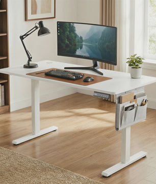 Elektrisch in hoogte verstelbaar bureau 140x60 cm - Songmics