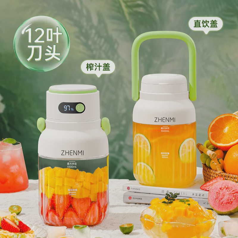Draagbare USB Blender & Juicer - 500ml - Wit