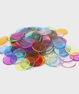 100 Stuks 19mm Poker Chips & Bingo Chips - Plastic Spel Fiches