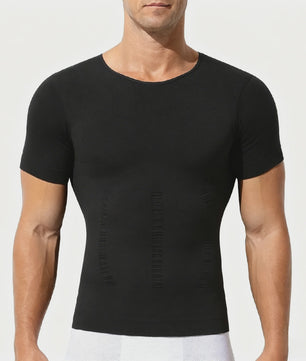 Herenshirt met Compressie en Buikcorrectie - Naadloos Slimming Tanktop voor Fitness en Dagelijks Gebruik