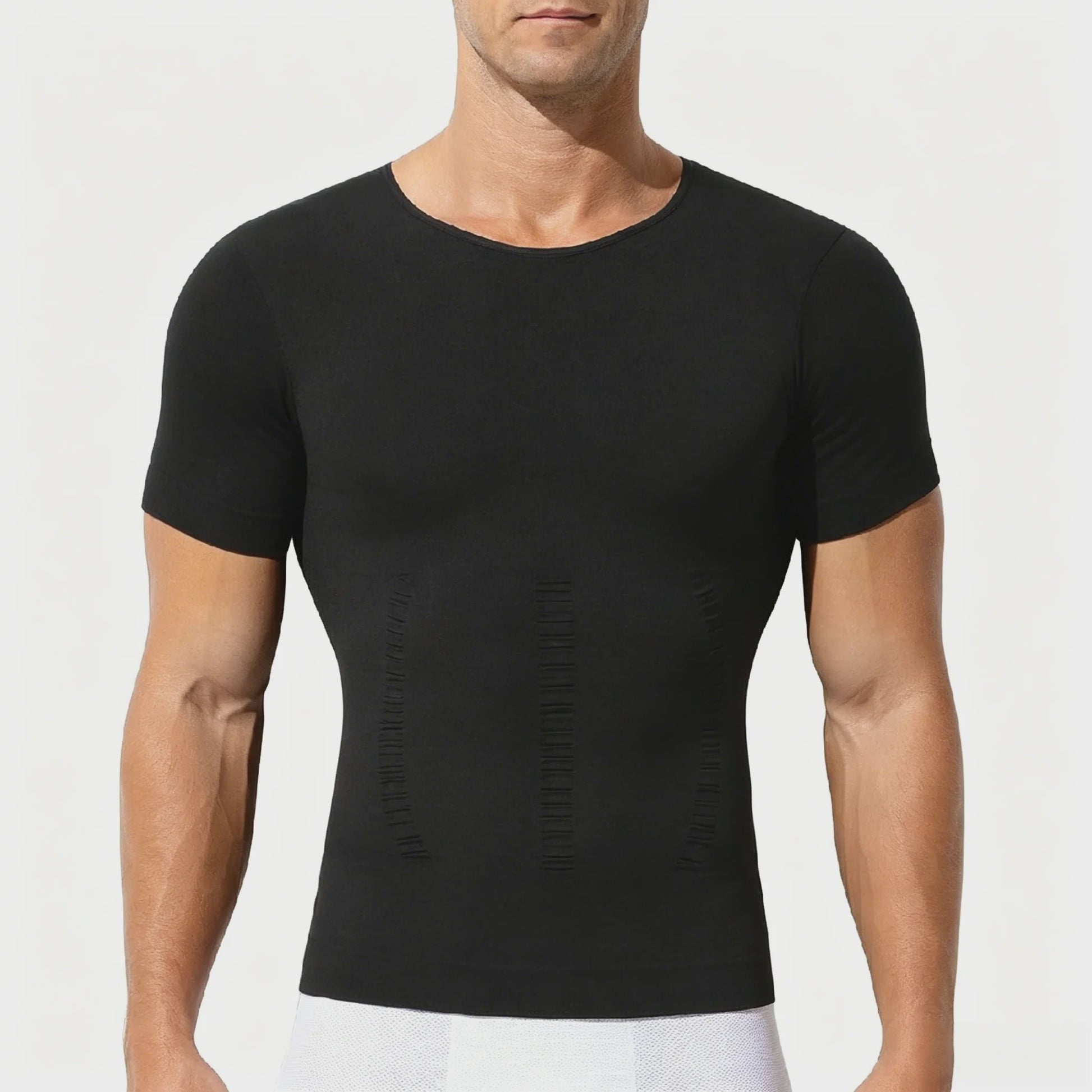 Herenshirt met Compressie en Buikcorrectie - Naadloos Slimming Tanktop voor Fitness en Dagelijks Gebruik