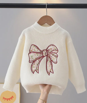 Schattige Gebreide Trui voor Meisjes - Elegante Winterkleding voor Kinderen