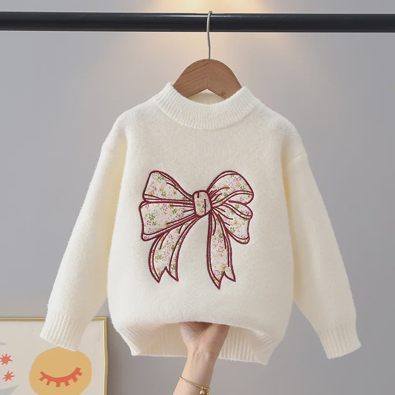 Schattige Gebreide Trui voor Meisjes - Elegante Winterkleding voor Kinderen