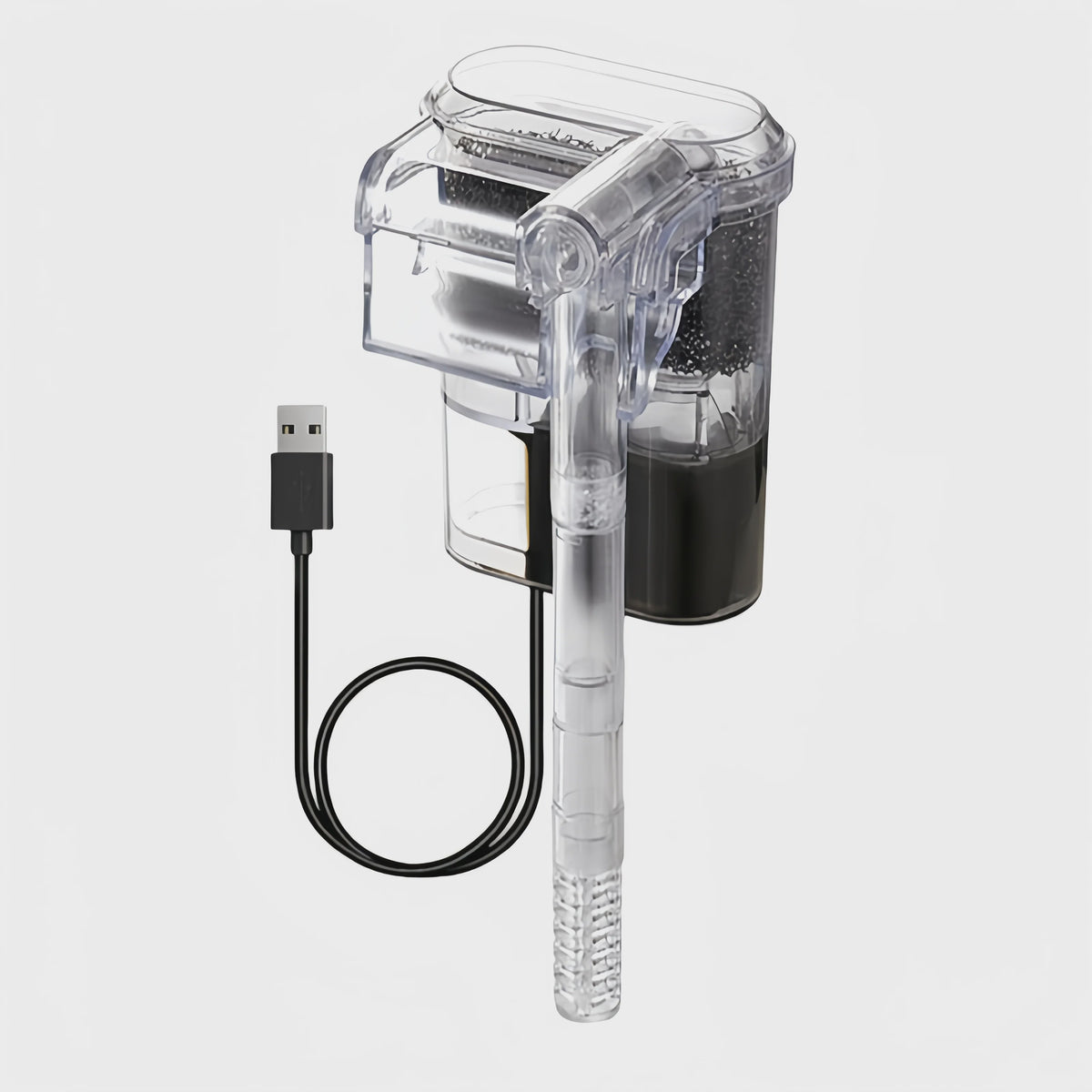 Compacte Hangende Aquarium Filter met USB Voeding - Ideaal voor Aquaria tot 30cm