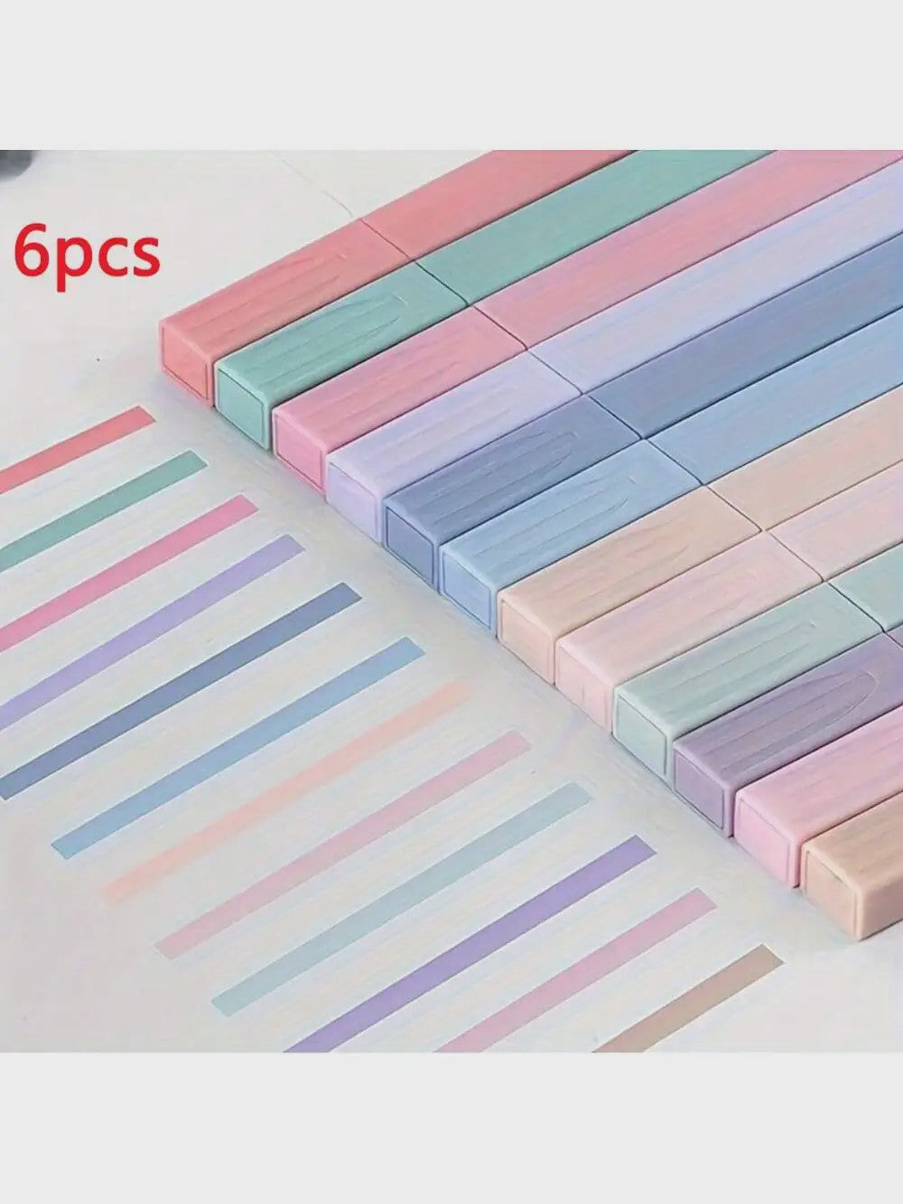 Pastel Markeerstiften Set - Vlekkeloos & Vervaagvrij voor Journals, School & Kantoor