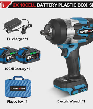 ONEVAN Accu Slagmoersleutel 2800 Nm Borstelloos - 5 Snelheden - Makita 18V Compatibel