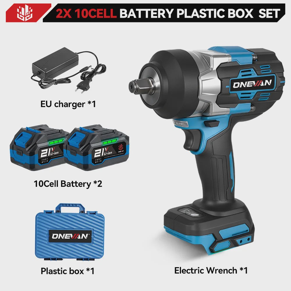ONEVAN Accu Slagmoersleutel 2800 Nm Borstelloos - 5 Snelheden - Makita 18V Compatibel