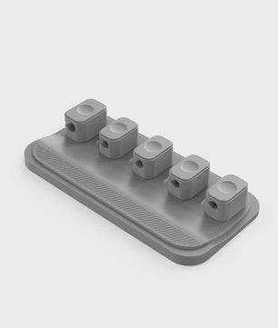 Magnetische Kabelhouder Bureau - 5 Clips voor Orde in USB & Lightning Kabels