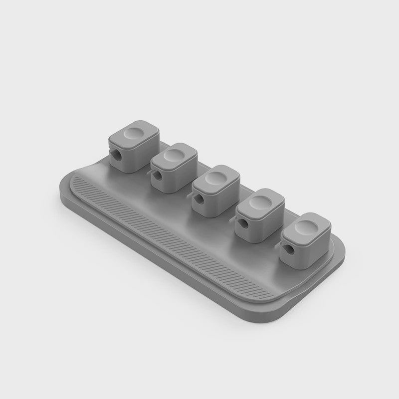 Magnetische Kabelhouder Bureau - 5 Clips voor Orde in USB & Lightning Kabels