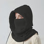 Unisex Winter Balaclava Met Capuchon - Winddicht Masker met Trekkoord voor Koude Weer