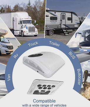 2-in-1 Airconditioner: Koelen & Verwarmen voor Camper, Vrachtwagen & Bestelbus (12V)