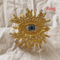 Gouden Baroque Oog Oorbellen - Statement Dames Sieraden