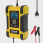 Foxsur Slimme Automatische Acculader 12V/24V met Digitaal Display en Reparatie Modus