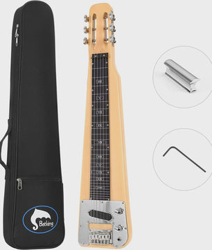 Elektrische Lap Steel Gitaar met Gigbag en Slide Bar - Sunburst