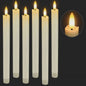 Set LED Kaarsen 12-120 Stuks - Flakkerend Vlam Effect, Afstandsbediening, Batterij, Decoratie