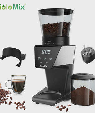 BioloMix Elektrische Koffiemolen CG210 - 30 Precisie Maalstanden voor Espresso, Americano & Pour Over