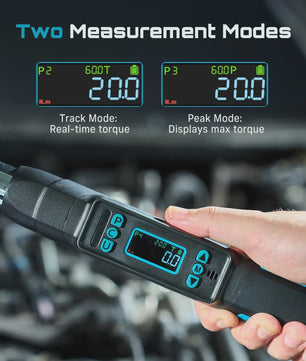 Digitale Momentsleutel 3/8" 220Nm met LCD, Track & Peak Modi, Geheugen & Alarm