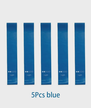 Set Weerstandsbanden Fitness - 5 Stuks TPE Elastische Loop Bands voor Krachttraining, Yoga & Gym