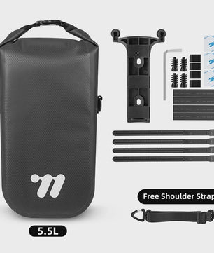WEST BIKING Fiets Voorvork Tas 5.5L Waterdicht met Quick Release Systeem