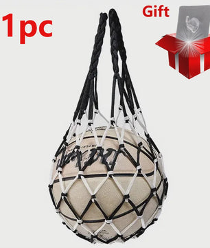 Duurzame Basketbal Net Tas - Sterk Geweven Nylon Opbergnet voor Ballen