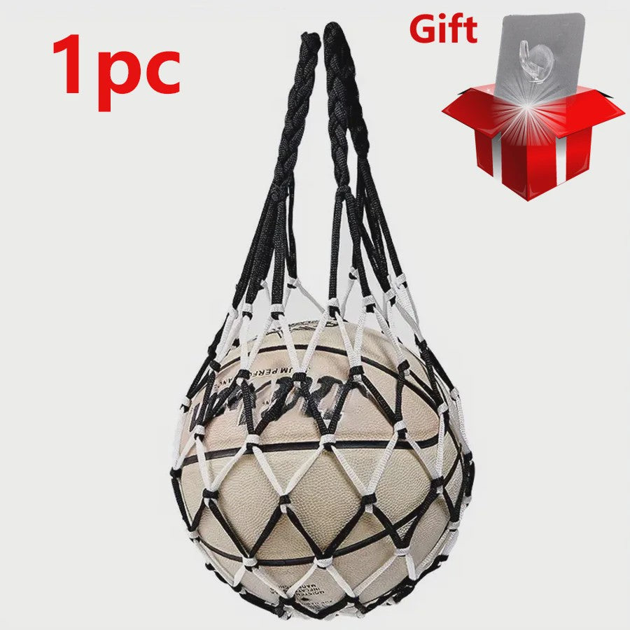 Duurzame Basketbal Net Tas - Sterk Geweven Nylon Opbergnet voor Ballen