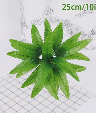 Kunstplant Boston Varen - Levenssechte Kunstvaren, UV-bestendig voor Buiten & Binnen Decoratie
