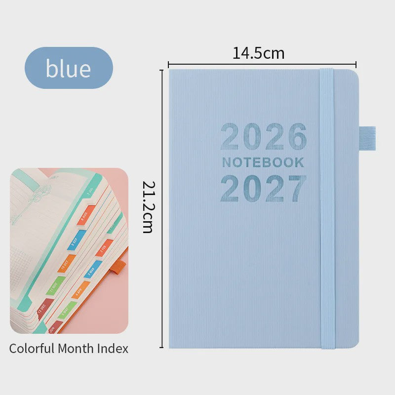 Agenda & Notitieboek 2026-2027: Perfect voor Studenten, Kantoor en Dagelijkse Planning