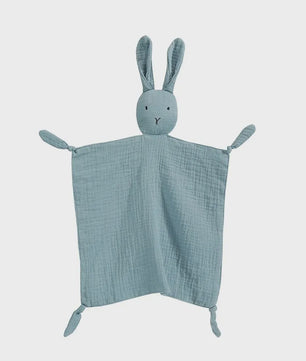 Zacht Muslin Baby Knuffeldoekje met Konijn - Comfort & Slaapmaatje voor Pasgeborenen
