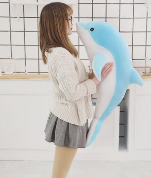 Zachte Pluche Dolfijn Knuffel - Verkrijgbaar in Maten 30-160CM - Perfect Cadeau voor Kinderen