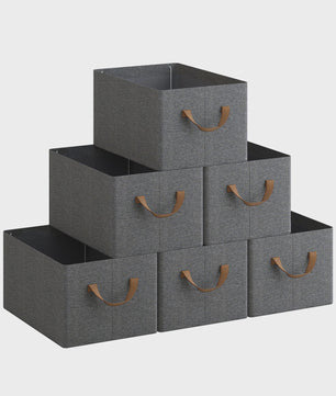 Opvouwbare Stoffen Opbergboxen (3/5/6 Stuks) - Organizer voor Kleding, Speelgoed & Kast