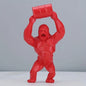 Unieke Gorilla Beeld met Vat - Hars Decoratie voor Woonkamer