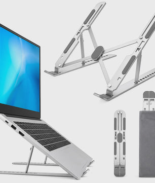 Verstelbare Laptopstandaard - Ergonomisch & Opvouwbaar Bureau Accessoire