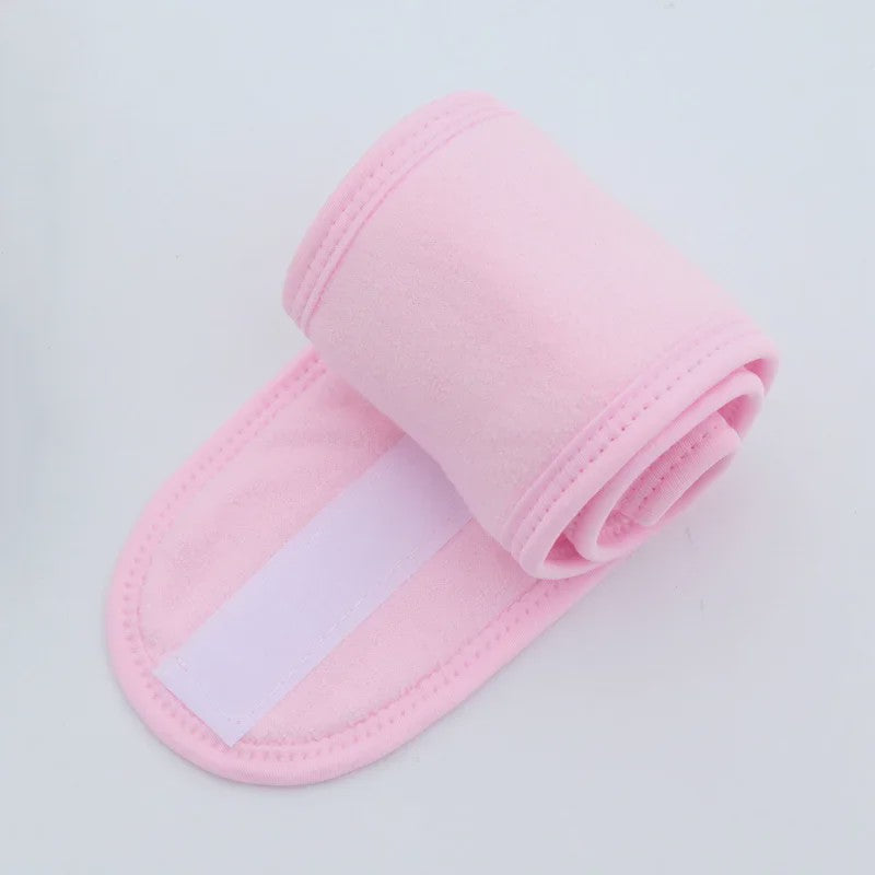 Verstelbare Make-up Haarband - Zachte Badstof Hoofdband voor Gezichtsreiniging & Yoga