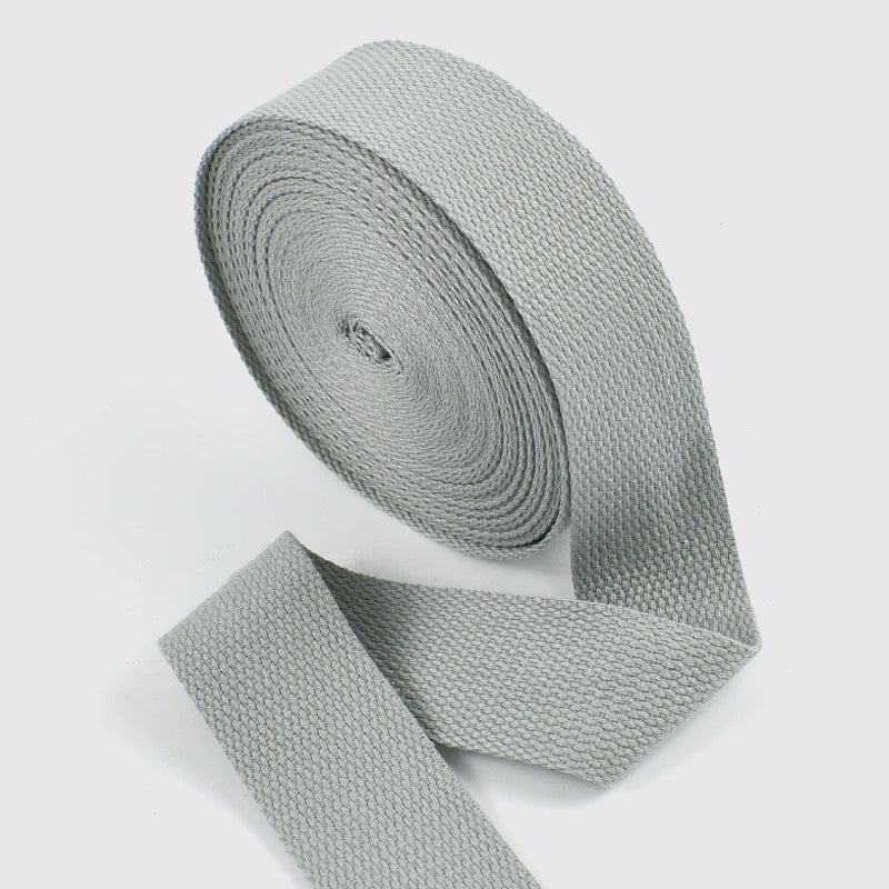 4 Meter Katoenen Band - 1.3mm Dikke Webbing voor Tassen, Riemen & DIY Projecten (20-50mm Breed)