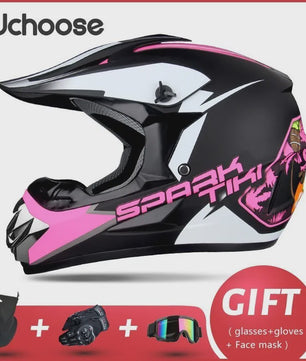 Professionele Off-road Motorhelm voor Volwassenen & Kinderen - Inclusief Gratis Gift Set