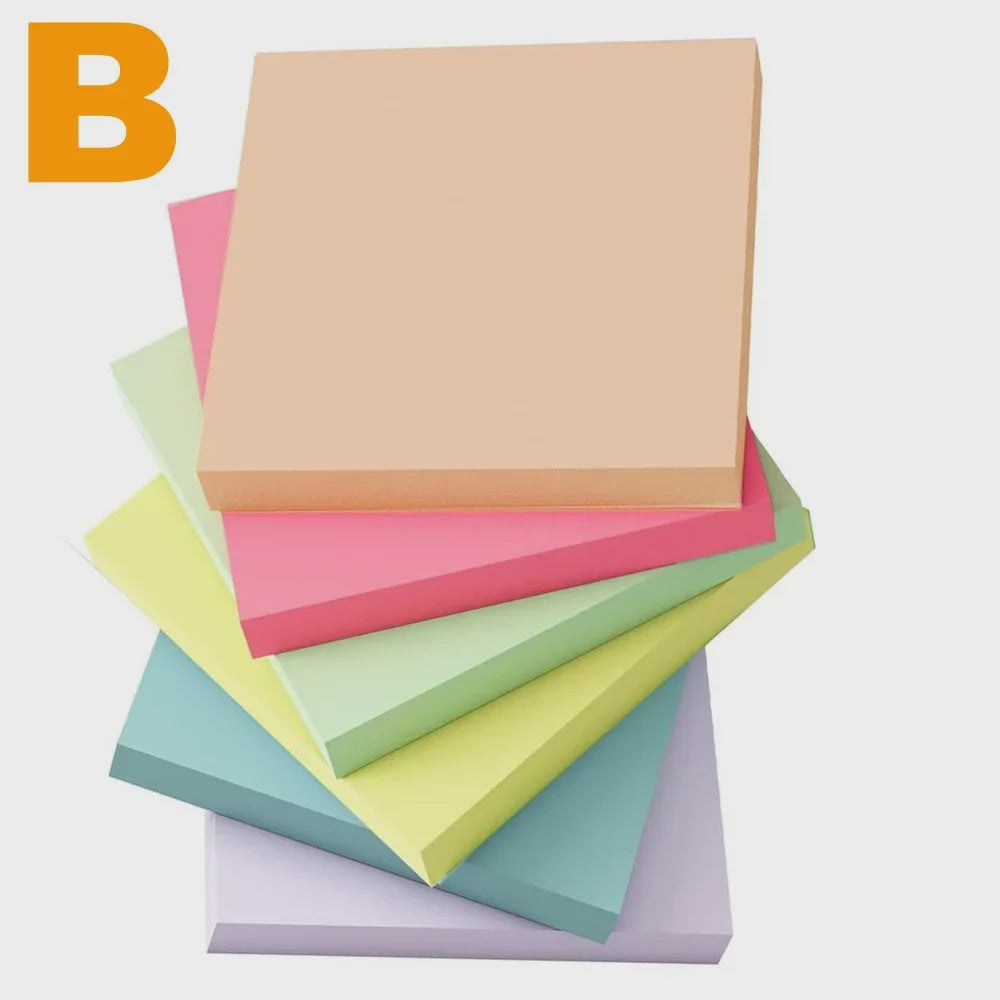 Kleurrijke Sticky Notes Set - Kawaii Notitieblokjes voor Kantoor & School