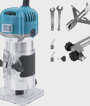 Krachtige 800W Elektrische Houtfrees Trimmer met 6 Snelheden (30000rpm) - Voor Houtbewerking & DIY