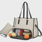 Luxe 2-in-1 Werk & Lunch Tote Bag - Geïsoleerd Compartiment, 15.6" Laptop, Waterafstotend