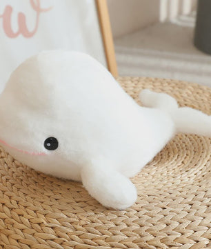 Kawaii Pluche Dieren Knuffels: Walvis, Dolfijn, Haai & Zeehond - 28cm