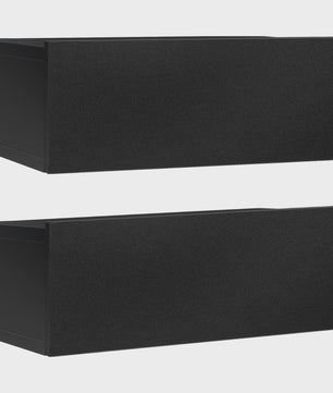 Homcom Set of 2 Floating Nightstands with Modern Drawer 40X30X15 cm