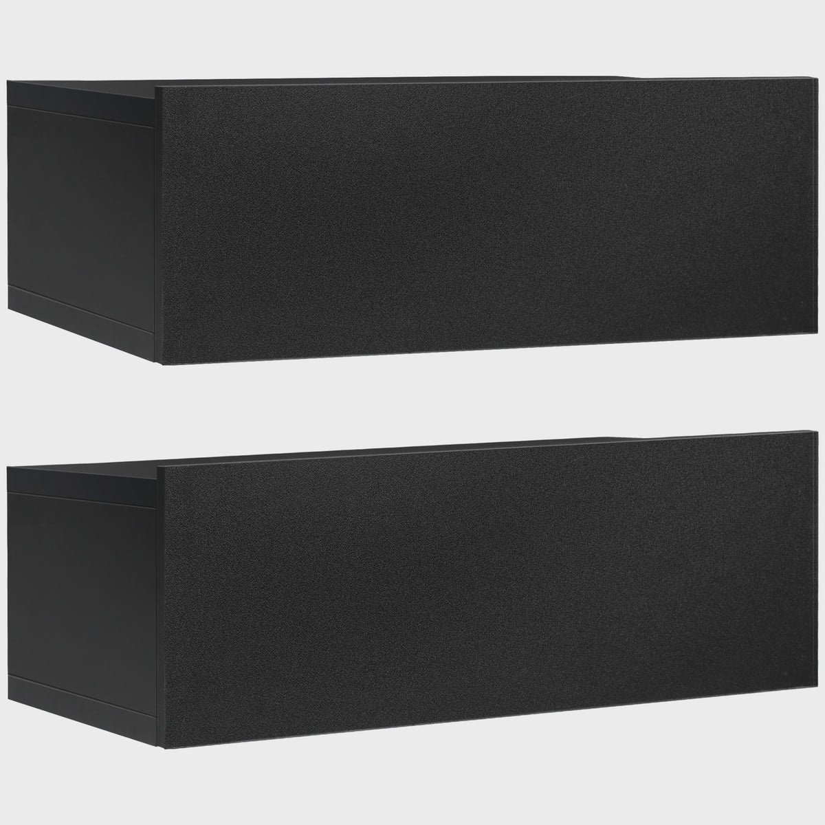 Homcom Set of 2 Floating Nightstands with Modern Drawer 40X30X15 cm