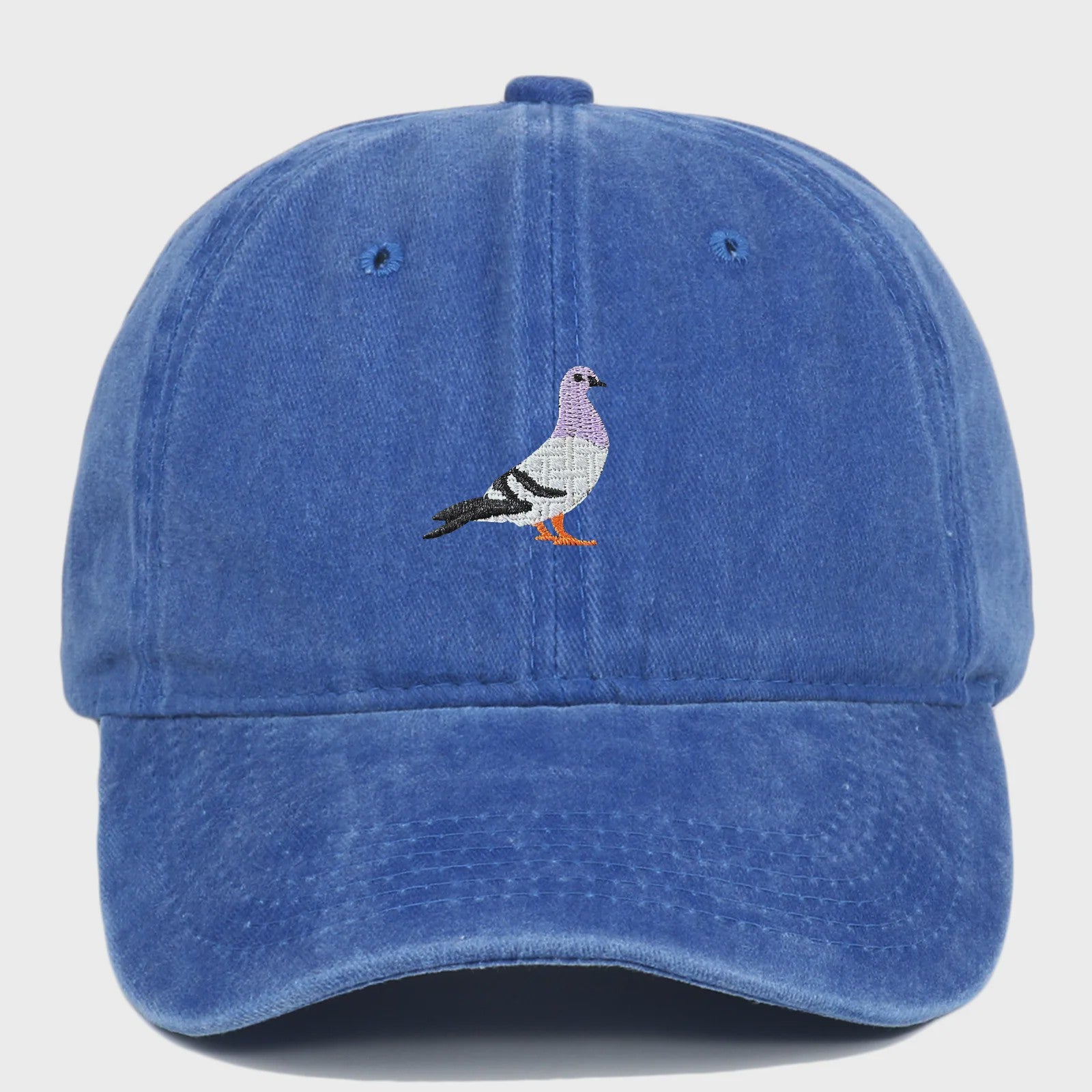 Baseballpet met Duivenborduring - Casual Mode voor Alle Seizoenen