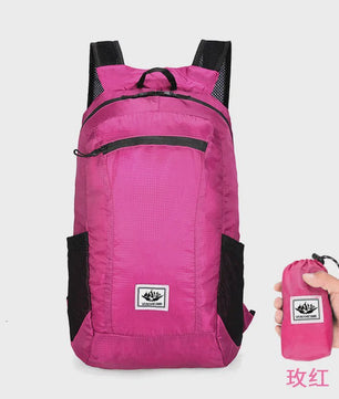 Opvouwbare Rugzak 20L - Ultralicht & Waterafstotend voor Wandelen, Fietsen en Reizen