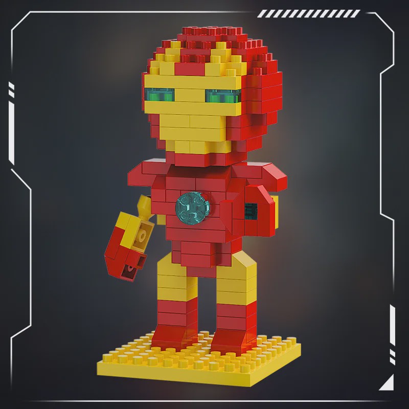 Marvel Superheld Bouwstenen Set: Deadpool, Spider-Man, Iron Man & meer - Leuk Cadeau voor Kinderen