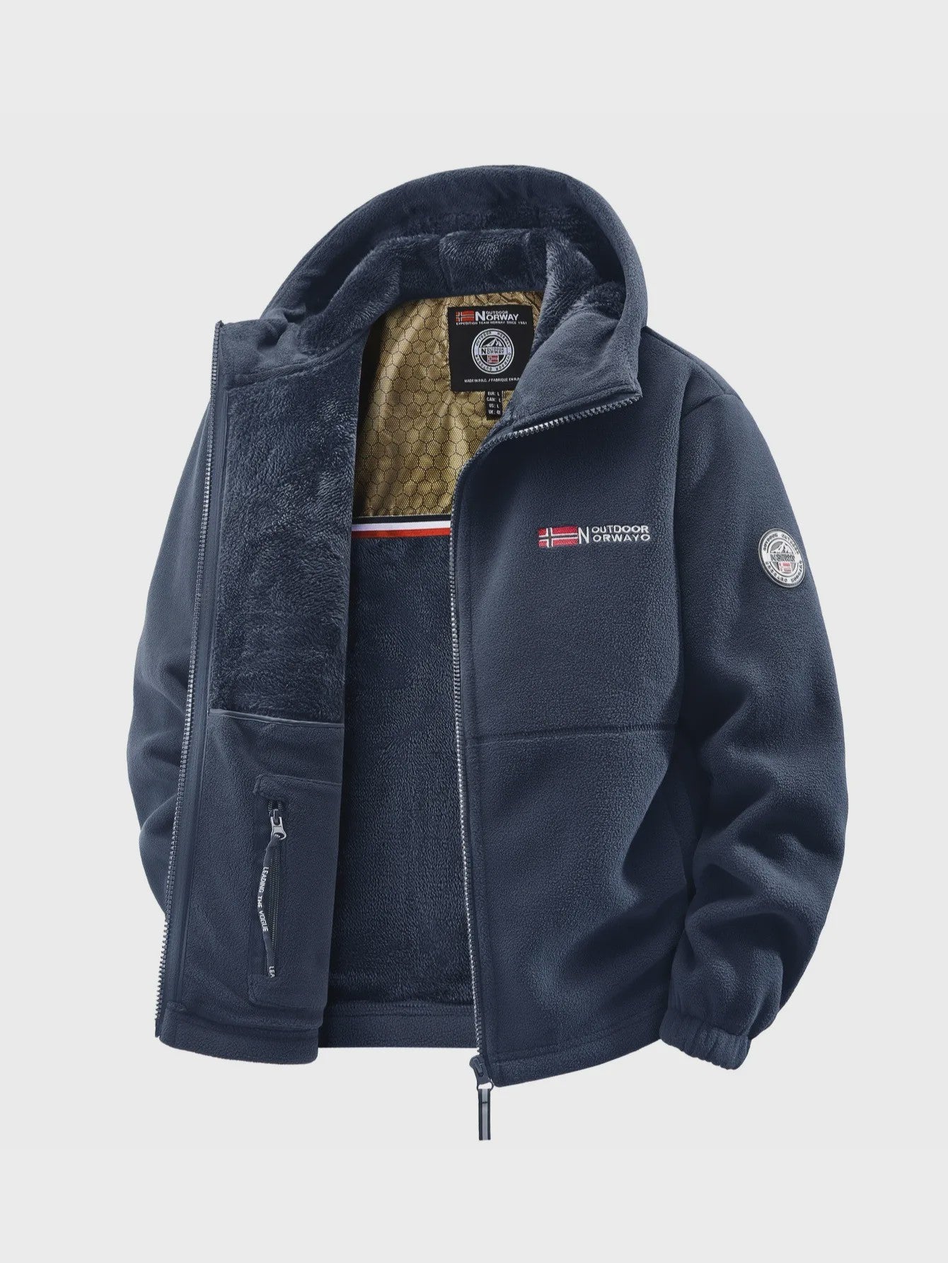 Heren Outdoor Jas met Capuchon - Veelzijdige Winterjas voor Dagelijks Gebruik en Reizen