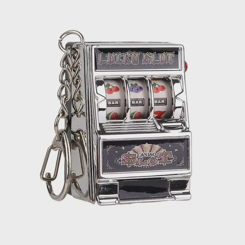 Mini Gokautomaat Sleutelhanger - Speelgoed Jackpot Gadget