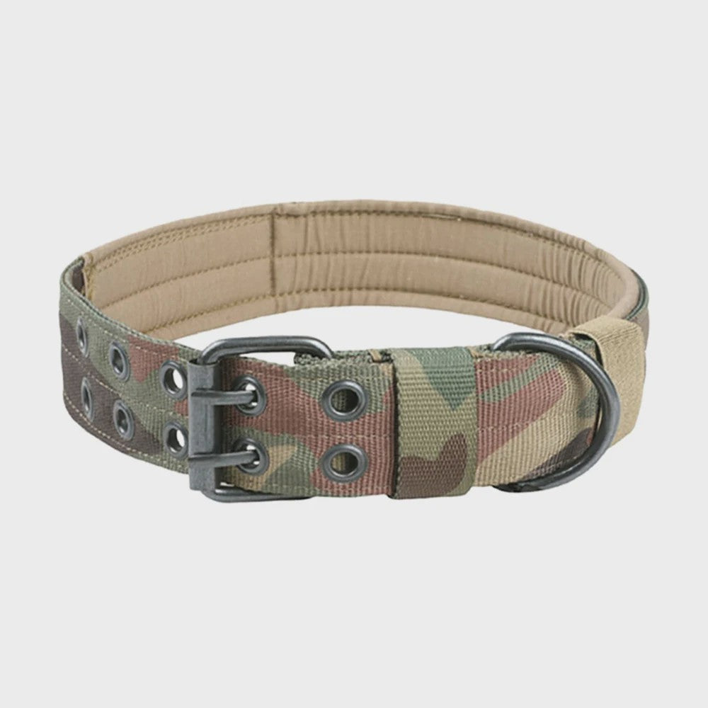 Tactische Hondenhalsband - Duurzaam Nylon Militaire Stijl voor Middelgrote tot Grote Honden