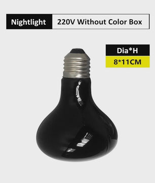 Reptielen UVA Infrarood Maanlicht Warmtelamp - 25W t/m 100W
