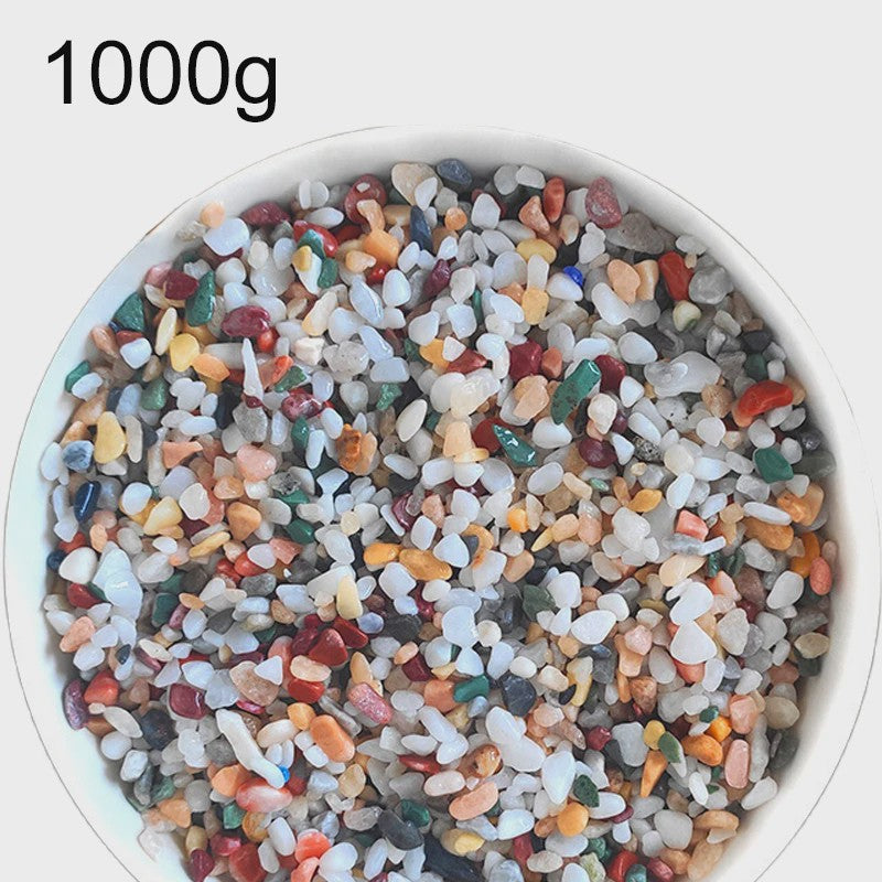 Kleurrijke Decoratieve Grindstenen voor Aquarium, Terrarium & Planten - 500/1000g