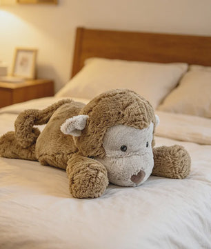 Pluche Olifant & Aap Knuffel - Zacht en Knuffelbaar Speelgoed voor Kinderen (35/52CM)